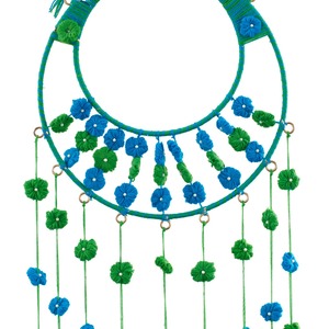 Elegant Round Blue And Green Wall Hanging For Classroom Or Activity Room <b>Decor</b> Makes <b>Spaces</b> More Engaging And Visually Appealing - Product Image 5