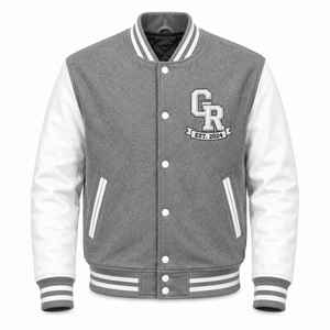 High Quality Men's Letterman Varsity <b>Jacket</b> Wool Body Genuine Wool Sleeves Winter Wear <b>Smart</b> Stylish <b>Jacket</b> OEM - Product Image 1