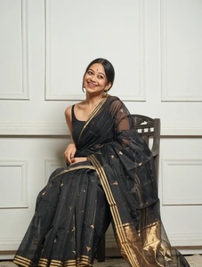 Latest Casual Wear Cotton Silk Printed <b>Sarees</b> <b>Blouse</b> Piece Indian Women's Sari Low Price Wholesale Surat Ethnic Wedding 79037 - Product Image 5