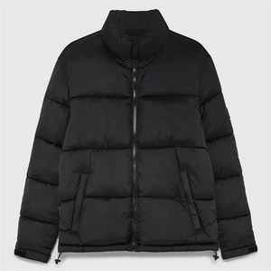 Service OEM sur mesure, veste d'hiver matelassée pour homme de haute qualité, tissu imperméable, écologique, respirant, col montant, poche - Product Image 4
