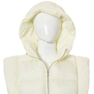Women's Lightweight <b>Crop</b> <b>Puffer</b> <b>Jacket</b> Zipper Closure Embroidery Logo Windproof Eco-Friendly Polyester Detachable Collar - Product Image 2