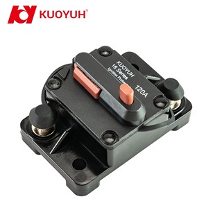 Interruptores de Circuito de Alta Corriente y Gran Resistencia de Cobre y Plástico 25-150A, Montaje en Superficie, Reinicio Manual Conmutable para Uso Industrial y Doméstico - Product Image 1