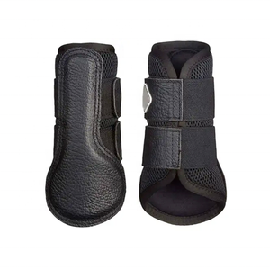 Protège-jambes équestres, bottes de protection pour l'entraînement sportif, bottes de brossage, protections de tendons, équipement d'équitation, blanc - Product Image 2