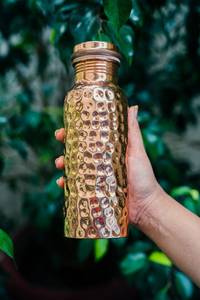 กระติกน้ำทองแดงลายสวยหรู - Product Image 6