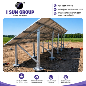 Vis de terre galvanisées sur mesure, ancres hélicoïdales pour maisons en bois, clôtures et systèmes solaires - Product Image 5