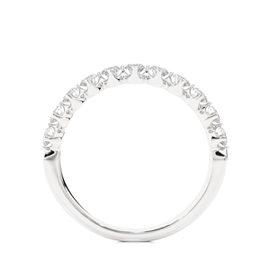 Bague en or 18 carats avec 11 pierres de diamant naturel de 0,57 carat, coupe ronde, design haut de gamme, bijoux pour femmes - Product Image 4