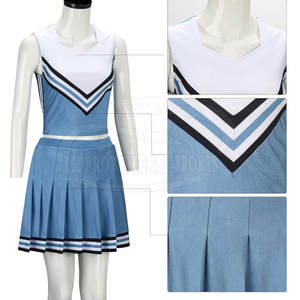 Uniforme de cheerleading de couleur unie légère Uniforme de cheerleading de qualité supérieure pour femmes - Product Image 3