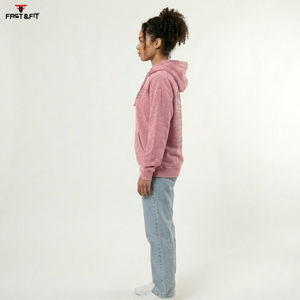 Compre sudaderas con capucha personalizadas, transpirables, informales, de estilo urbano, con hombros caídos, ecológicas, de punto, para invierno. - Product Image 3