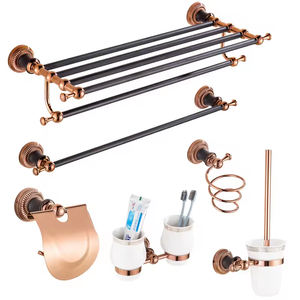 Luxury Stainless Steel Modern Eco-Friendly Bathroom Towel <b>Rack</b> Storage Shelf Wall Mounted Multi-Functional Towel Holder Daystar - Product Image 3