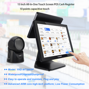 Sistema POS Compacto de 15 Polegadas Tudo em Um com Tela Sensível ao Toque para Pequenos Negócios com WiFi e Bluetooth Opcionais - Product Image 3