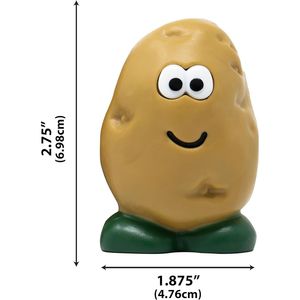 Brosse à pommes de terre Spud Dude, gadget de cuisine mignon, compatible lave-vaisselle, éplucheur de fruits et légumes, nettoyeur de produits frais - Product Image 1