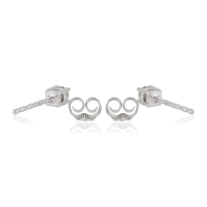 Handmade <b>Solid</b> 925 Sterling <b>Silver</b> 100% Authentic Green Amethyst Gemstone Small Studs <b>Earrings</b> For Women's - Product Image 6