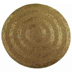 Mantel individual de cristal bordado a mano de moda para eventos festivos y hogares, mantel personalizado para mesas de café y comedor - Product Image 6