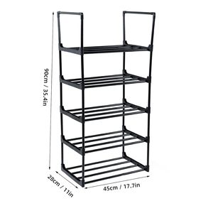 Shoe <b>Storage</b> Cabinet with Detachable Compartments Multilayer Shoe <b>Rack</b> Organizer for Dormitory Bedroom Entryway - Product Image 5