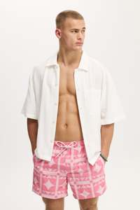 <b>Men</b>’s Quick-Dry Swim Shorts Wholesale OEM Polyester Beach <b>Trunks</b> Factory Supplier with Custom Logo Options - Product Image 5