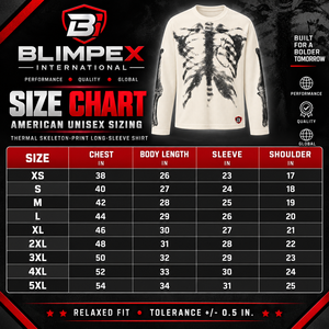 Custom Unisex Thermal <b>Waffle</b> Knit Skeleton Print Long Sleeve Streetwear <b>Shirt</b> OEM Manufacturer Direct from Factory Blimpex INT - Product Image 6
