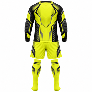 Conjunto de Uniforme de Portero de Fútbol Personalizado, Equipación de Portero con Manga Larga Acolchada, Proveedor Mayorista - Product Image 3