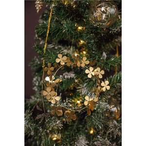 Rustic Metal Holly Leaf Wreath Handmade <b>Iron</b> Berry Garland Verdigris Copper Patina Front Door Sign Wall Decor - Product Image 2