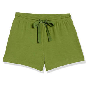 Shorts de sport en molleton 100 % coton personnalisés pour femmes avec logo, vente en gros, cordon élastique, coupe ample pour filles - Product Image 6