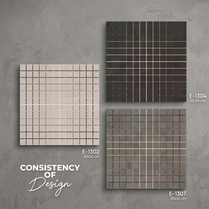 Vistaar marca cuadrado cristal mármol porcelana vidrio mosaico pizarra mezcla decorativa Interior cerámica pared azulejos 300x300mm venta - Product Image 6