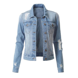 Nouvelle Arrivée 2026 – Dernière Collection : Vestes en Jean pour Femme, Tricotées 100% Coton, Coupe Ajustée Respirante, Service OEM Personnalisé - Product Image 6