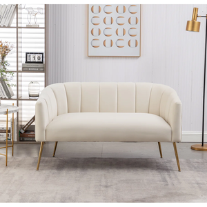 <b>SOFA</b> LOUNGE SET Modern from Vietnam Sectional <b>Sofa</b> style High Density Sponge <b>Pillow</b> Back Metal/Wood Linen Fabric - Product Image 5