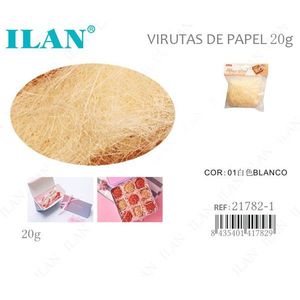 Trucioli di Carta ILAN 20g Bianchi per Confezioni Regalo - Product Image 1