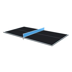 Tavolo da Ping Pong Pieghevole e Portatile Nero 7*4ft di Medie Dimensioni con Piano Convertibile per Giochi al Coperto - Product Image 2