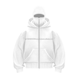 Sweat à capuche cagoule zippé pour homme, personnalisé, épais, haute qualité, avec impression numérique 2026 - Product Image 5