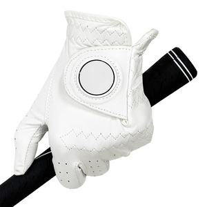 High Quality Customizable Logo Men'<b>s</b> Sports Golf Gloves Best Quality Customized Adult Size Sports Long-Lasting Use Sports Buckle - Product Image 1