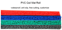 Venta caliente 3G MAT Alfombra al aire libre Alfombra de bobina de PVC para uso en automóvil Fácil de cortar a medida Lavable Hecho a máquina