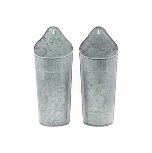 Best Trending Wall Mounted <b>Galvanized</b> <b>Planter</b> And Flower Vases Indoor Decorative Flower Pots Hanging <b>Planters</b> - Product Image 5