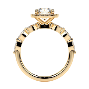 Anillo de Diamante Sintético de Corte Muy Bueno - Product Image 4