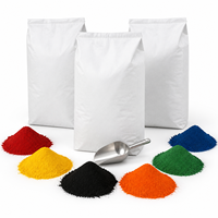 Pigment d'oxyde de fer synthétique inorganique résistant aux intempéries, rouge, jaune, noir, poudre 1 kg pour peinture murale extérieure, architecture