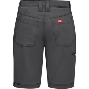 Shorts Deportivos de Cintura Alta para Mujer, Bermudas de Trabajo Refrescantes, con Patrón Bordado, Material Spandex, Cordón Ajustable para Gimnasio - Product Image 2