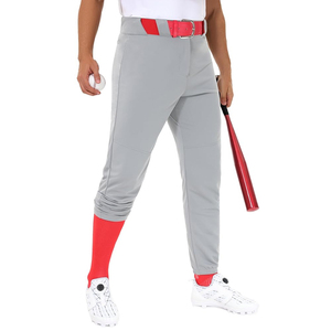 Pantalon d'uniforme de baseball pour hommes, pantalon de baseball durable à double genouillère pour les sports d'équipe - Product Image 1