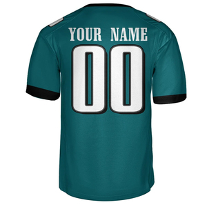 Heat-Transfer Printed Breathable 100% <b>Polyester</b> Custom Jersey Football Factory Style American Football Jersey OEM Service - Product Image 4