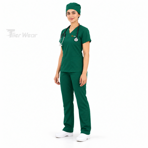 Nouvelle tenue d'infirmière pour femmes, uniforme médical d'hôpital, vêtements de travail durables et confortables, fabrication sur mesure, étiquette privée, fabricant d'usine - Product Image 2