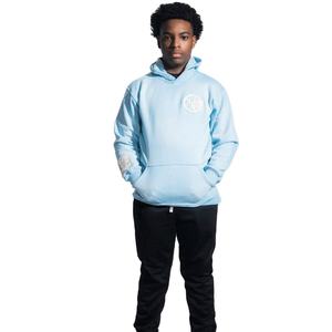 New Unique Style Breathable Blank Pullover <b>Hoodies</b> 100% Cotton Custom <b>thick</b> fleece sun faded with embroidery Responsible Price - Product Image 3