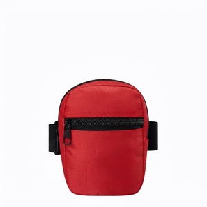 Outdoor Sports Belt Bag Cross-body Shoulder Carry Durable Nylon Zipper Closure Characters Pattern Unisex Waterproof Tear - Product Image 3