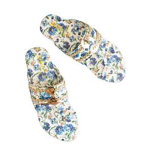 Sandalias de tacón azul casual para mujer CL1927 - Product Image 1