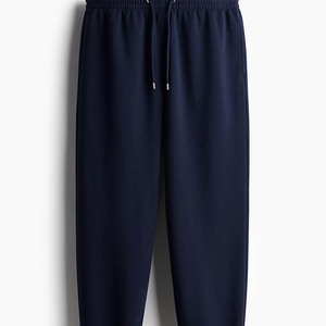 High Quality Men's <b>Oversized</b> Blue Cotton Fabric Quick Dry Washed <b>Jogger</b> For Men Breathable With Ribbed Cuff & Side Pockets - Product Image 4