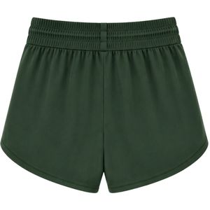 Forest Green <b>Athletic</b> Shorts Women Elastic Waist Drawstring Running Gym Workout Casual Quick Dry Active Wear Shorts Custom OEM - Product Image 2
