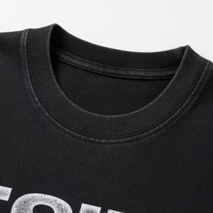 Wholesale Customized Color & Label Men's Oversized Casual T-Shirt Short Sleeve Loose Rhinestones OEM Custom Service - Product Image 6