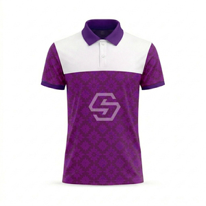 Polos de golf pour hommes de qualité supérieure, personnalisés, fabriqués par un fabricant OEM, imprimés par sublimation, 100% polyester respirant - Product Image 4