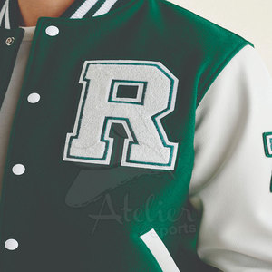 เสื้อแจ็คเก็ตหนังผู้ชาย แขนยาว ปักโลโก้ตามสั่ง ติดกระดุม สไตล์ลำลอง สตรีทแวร์ อุ่นสบาย แฟชั่นสำหรับผู้ชาย - Product Image 4