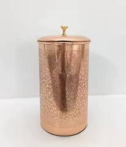 <b>Large</b> Capacity Durable Pure Copper Jug Microwave & Dishwasher Safe for Home Office Kitchen or Restaurant Use - Product Image 5