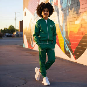 Robes en molleton décontractées et élégantes en gros pour adolescentes, ensembles coordonnés unisexes - Product Image 4