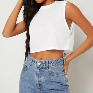 Women's Sleeveless Crop Tank <b>Top</b> Summer Floral Embroidery Backless Camisole Beaded Open Back Halter <b>Top</b> - Product Image 1