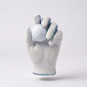 ถุงมือหนังแกะคาเบรตต้าพรีเมียมสำหรับกอล์ฟ มือซ้าย ลายโลโก้แบบนูน รับผลิตแบบ OEM ODM ขายส่งจากโรงงาน - Product Image 4